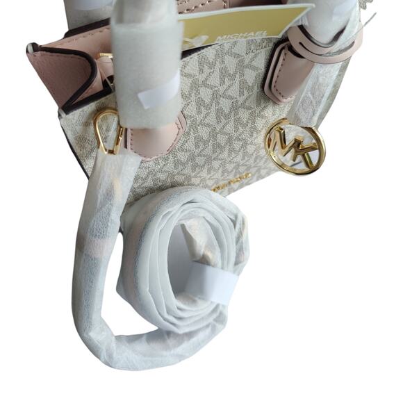 Michael Kors Mercer Extra-Small Logo & Leather Crossbody Bag - Picture 5 of 7